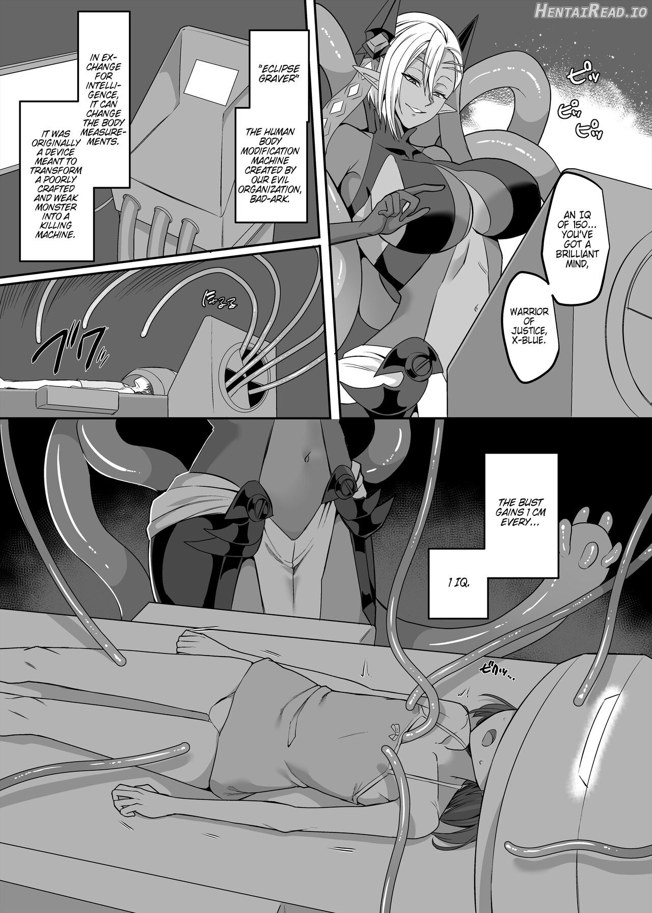 Henshin Heroine Team no Zunouha de Majime de Hinnyuu no Blue The Smart, Diligent and Flat-Chested Blue from the Team of Morphing Heroines Chapter 1 - page 9