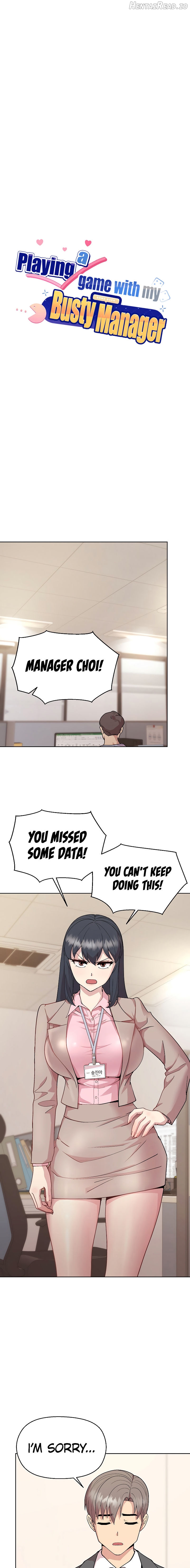 Playing a game with my Busty Manager Chapter 59 - page 1