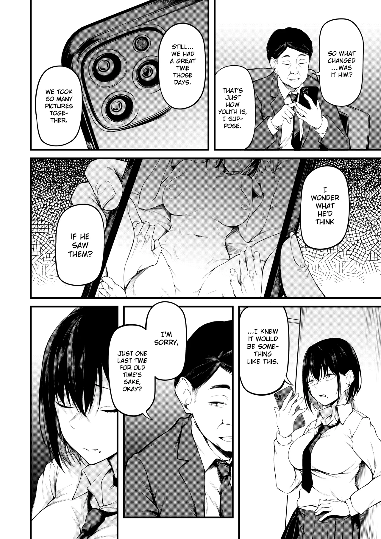 She is embraced by the past and falls into despair Chapter 1 - page 20