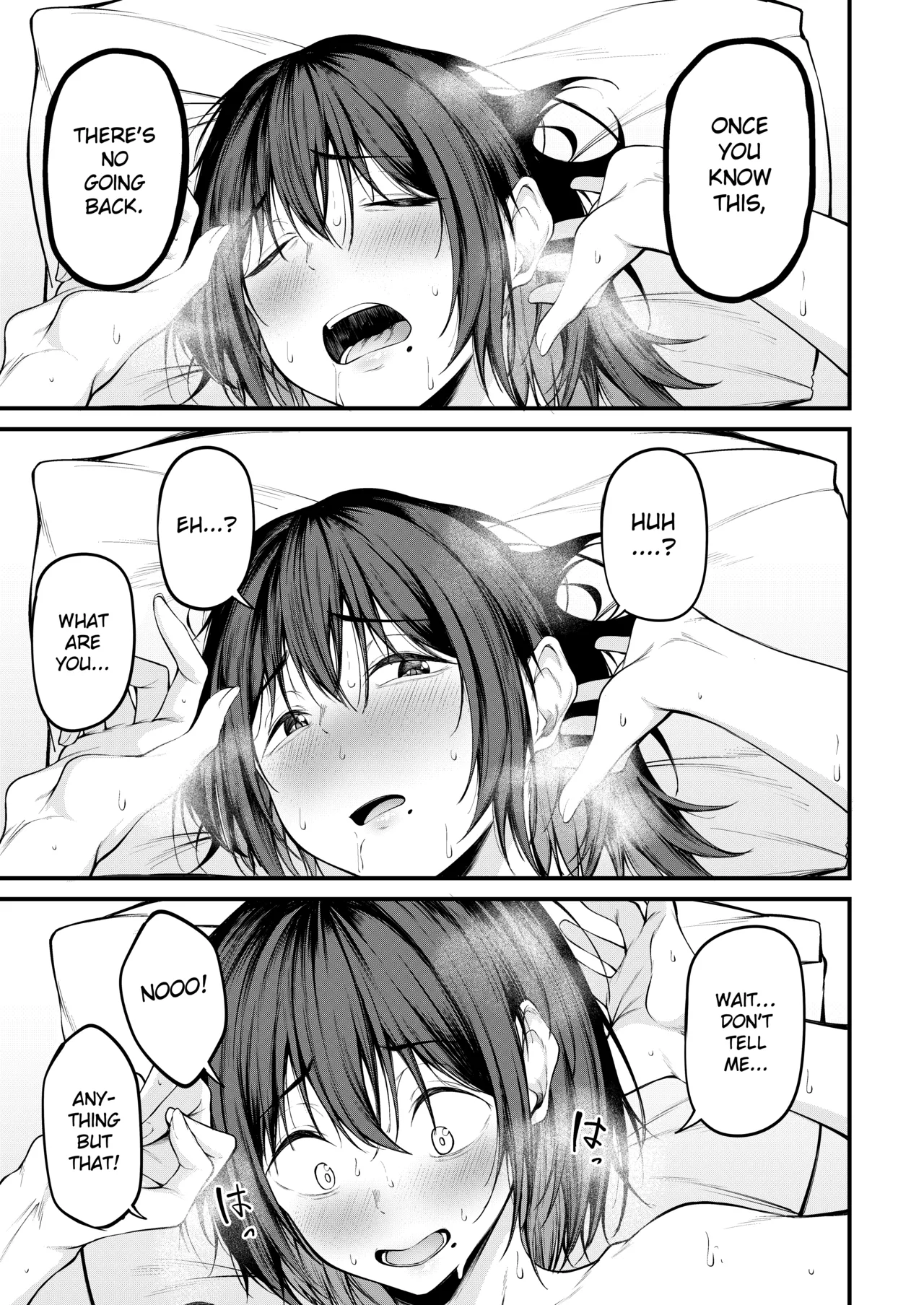 She is embraced by the past and falls into despair Chapter 1 - page 43