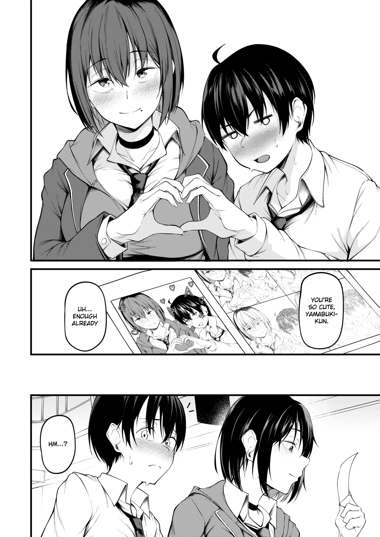 She is embraced by the past and falls into despair Chapter 1 - page 8