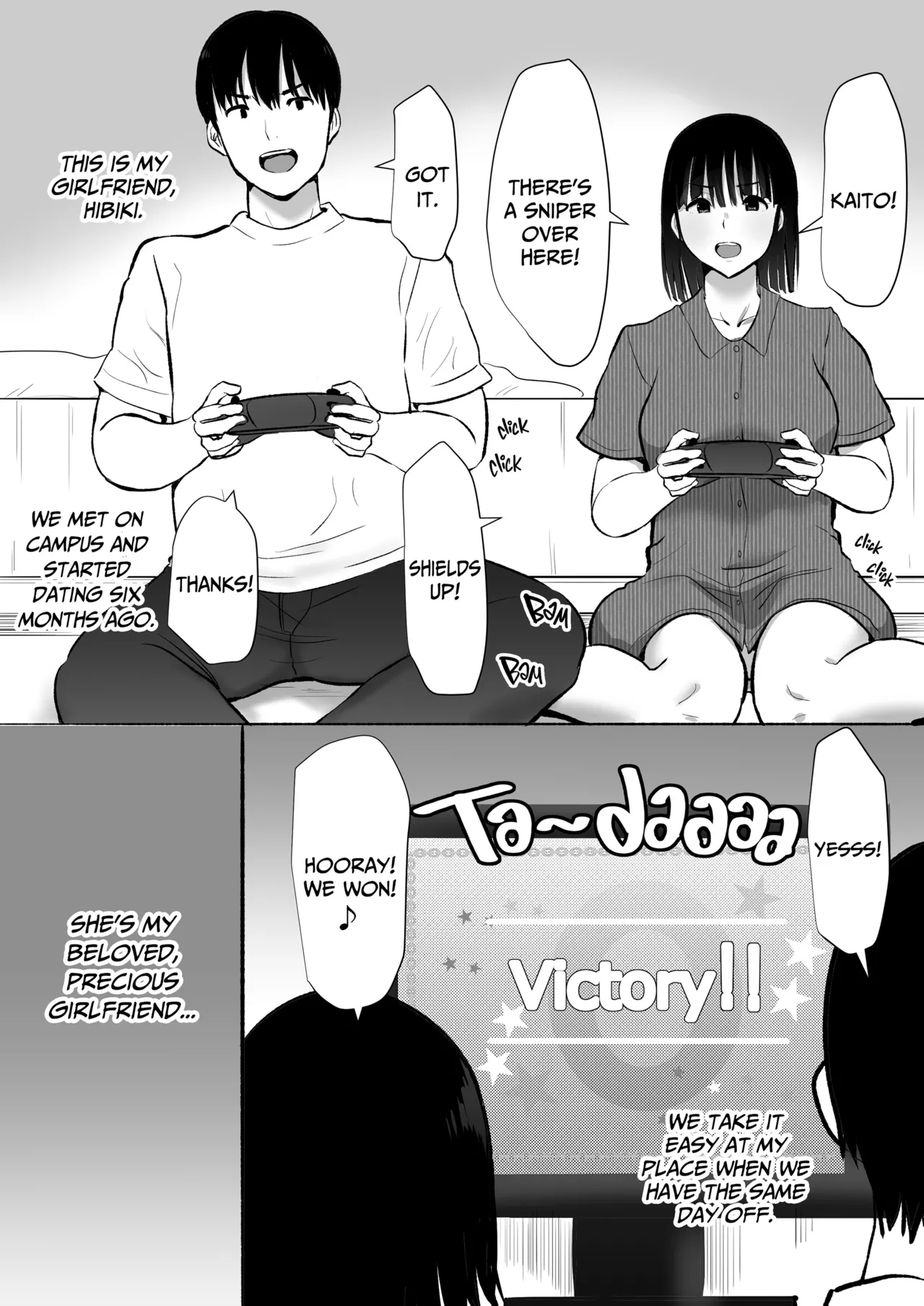 Peeping on My Girlfriend Fucking My Brother Chapter 1 - page 4