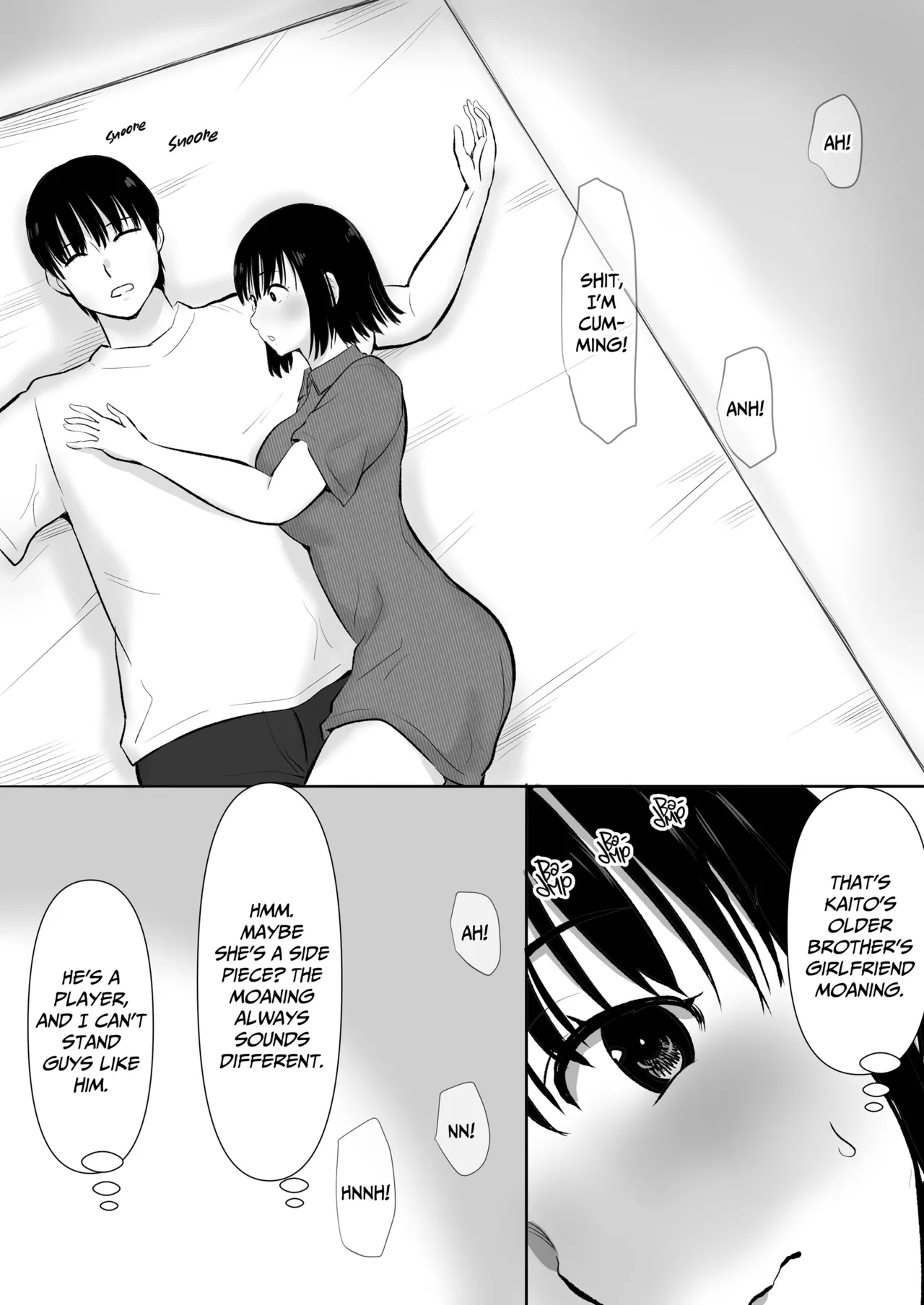 Peeping on My Girlfriend Fucking My Brother Chapter 1 - page 8