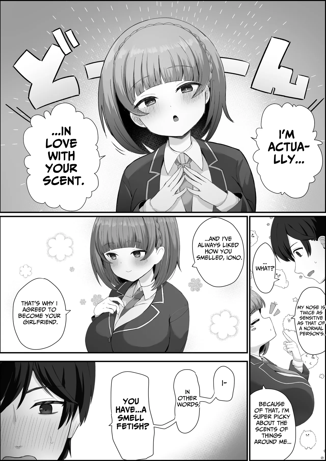 I Found Out That My Cool, Short, Deadpan Girlfriend Has A Smell Fetish! Chapter 1 - page 10