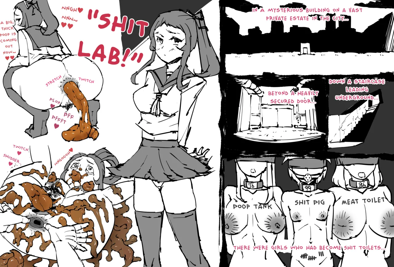 Gluttonous Scat Squishing Sisters - Idea Notebook - "Shit Lab!" Chapter 1 - page 1