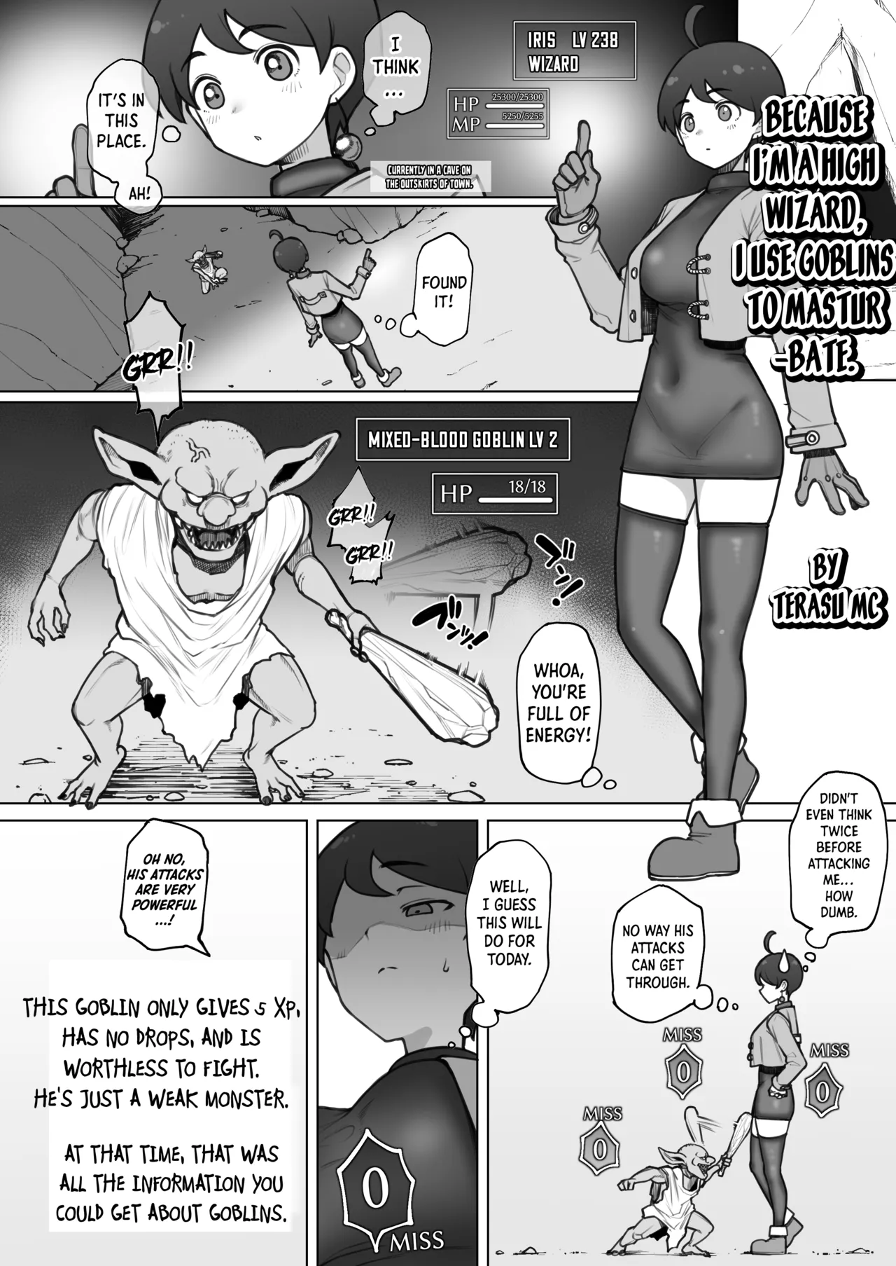 Dai Mahoutsukai no Boku ga Goblin de Onanie Shita Sei de Chapter 1 - page 1