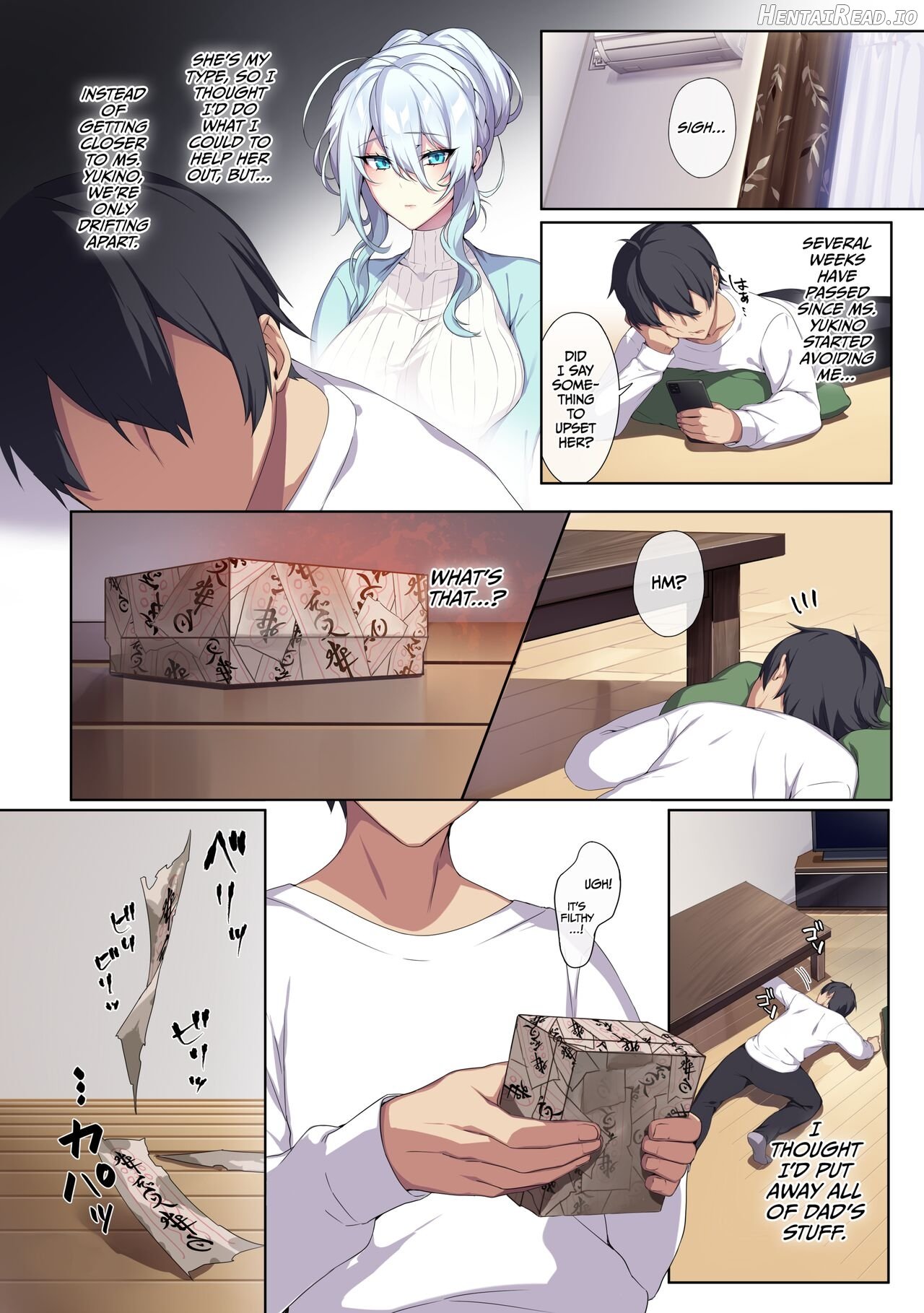 ぷぅのぷぅぷぅぷぅ] 人付き合いが苦手な未亡人の雪女さんと呪いの指輪 1 （無修正）English Chapter 1 - page 13