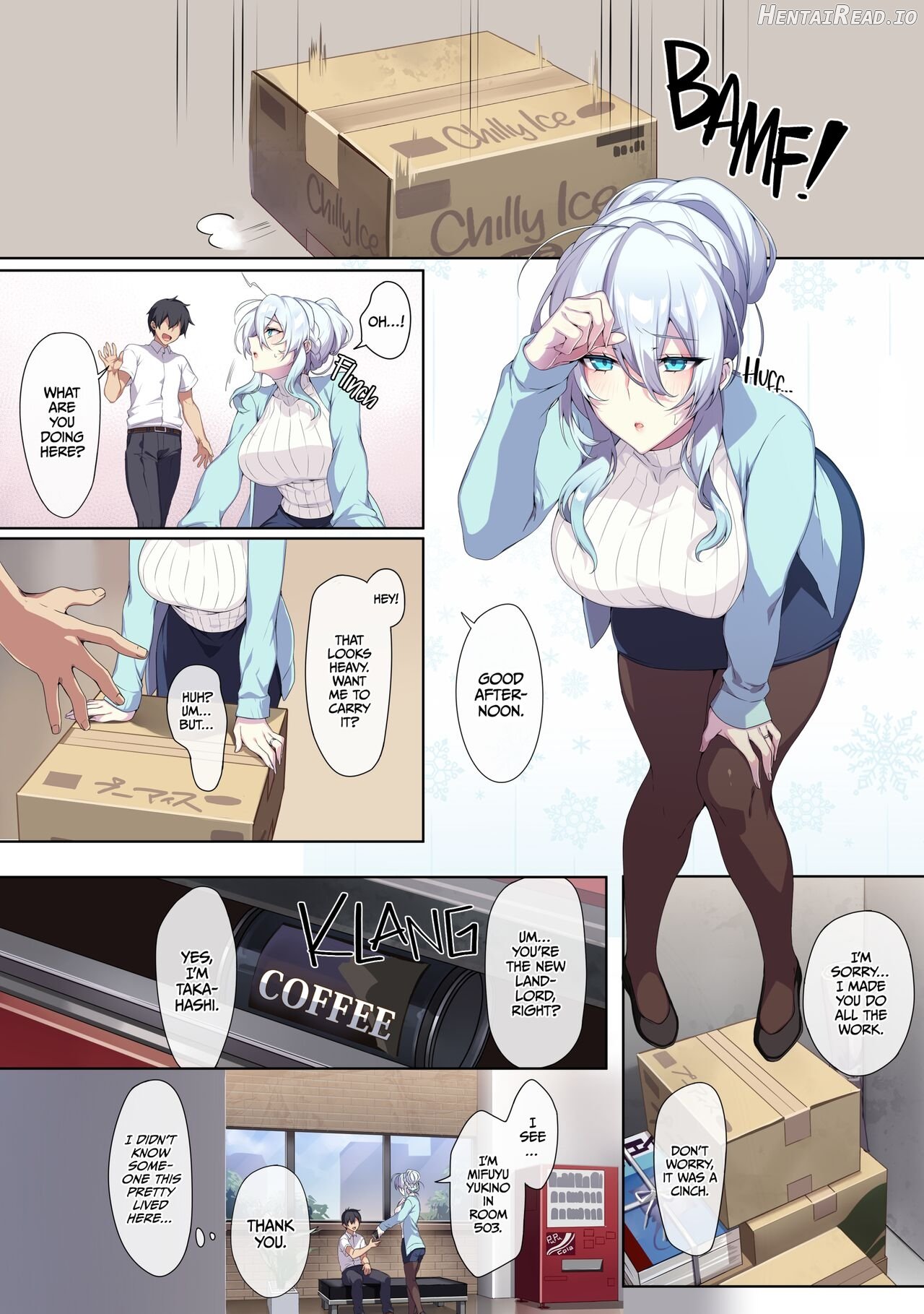 ぷぅのぷぅぷぅぷぅ] 人付き合いが苦手な未亡人の雪女さんと呪いの指輪 1 （無修正）English Chapter 1 - page 2