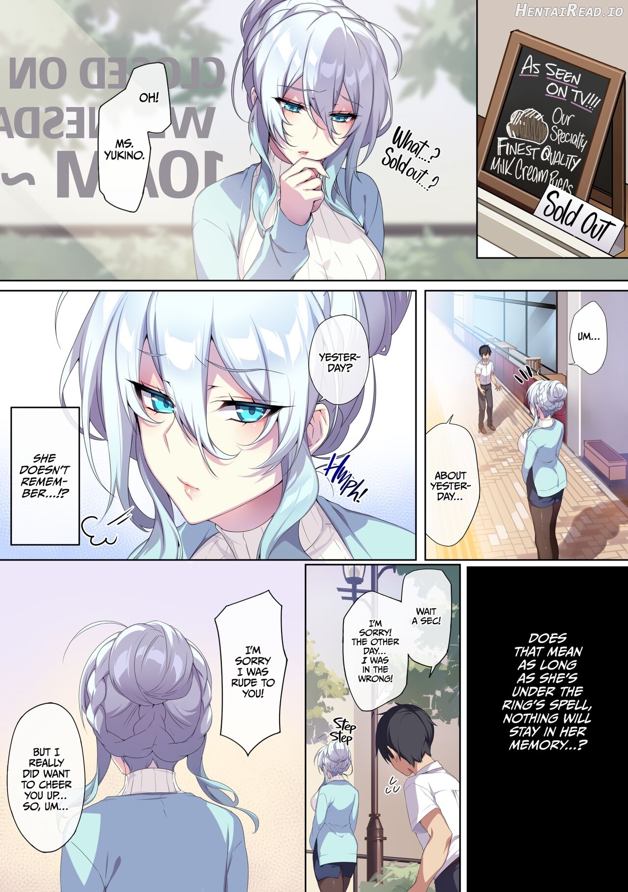 ぷぅのぷぅぷぅぷぅ] 人付き合いが苦手な未亡人の雪女さんと呪いの指輪 1 （無修正）English Chapter 1 - page 36