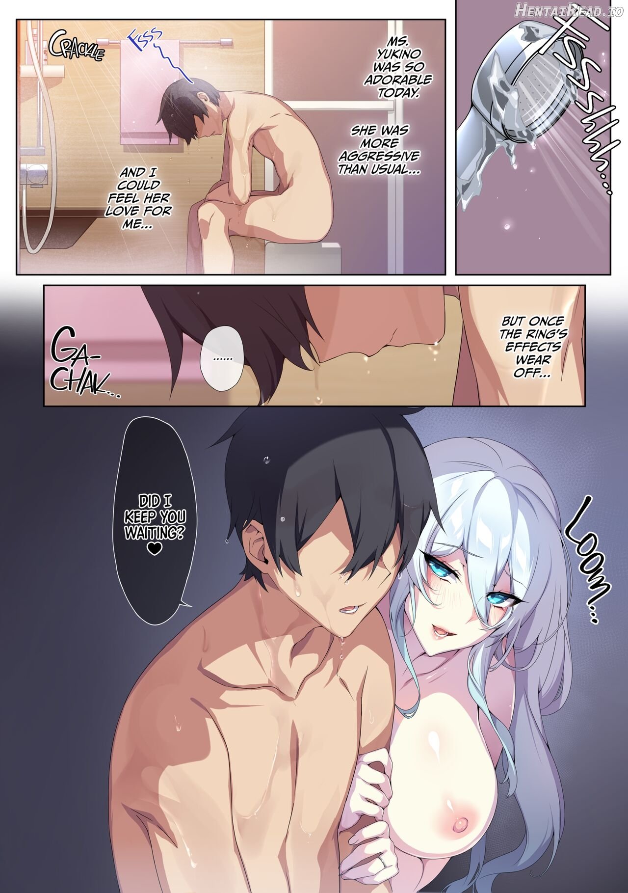 ぷぅのぷぅぷぅぷぅ] 人付き合いが苦手な未亡人の雪女さんと呪いの指輪 1 （無修正）English Chapter 1 - page 58