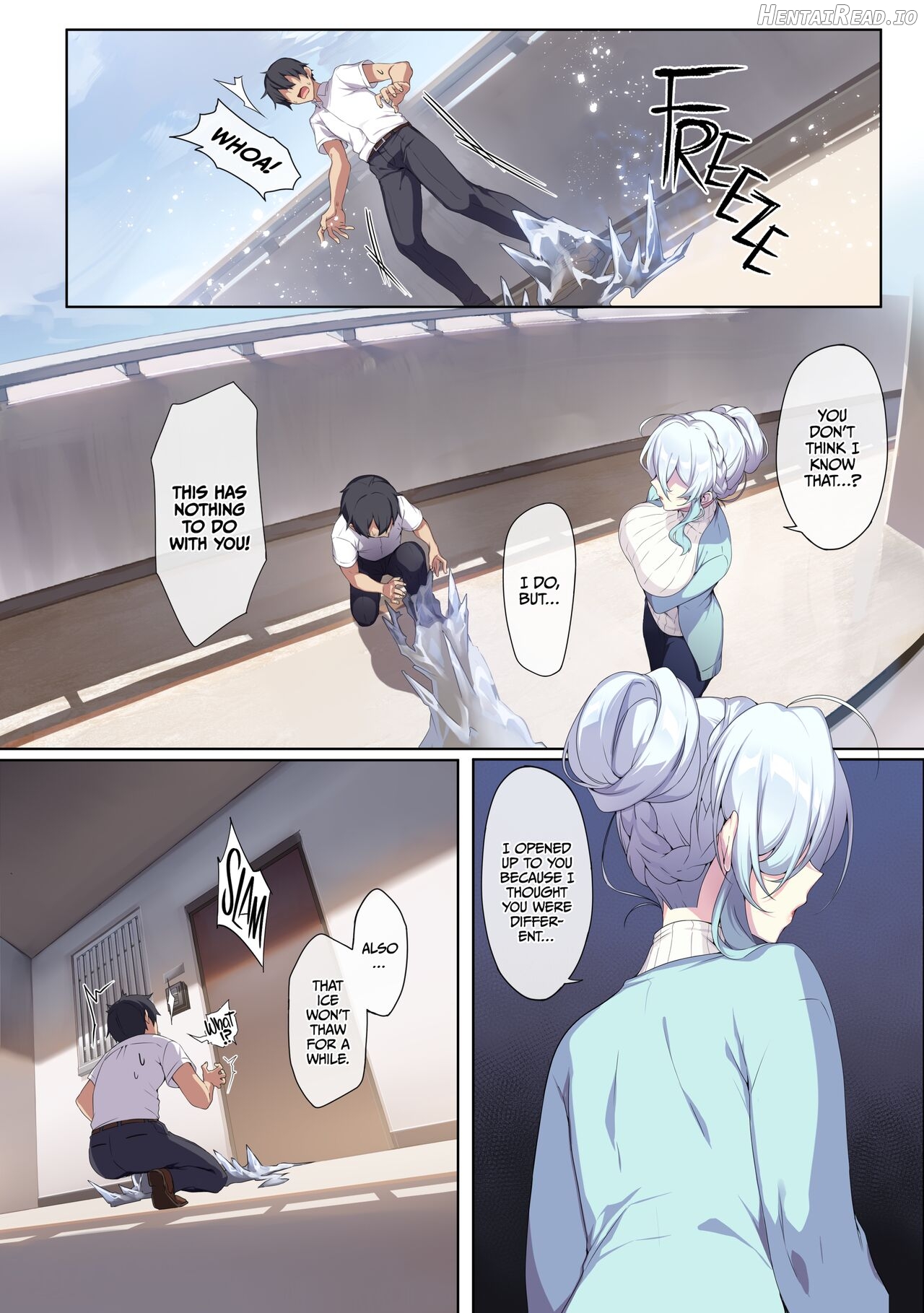 ぷぅのぷぅぷぅぷぅ] 人付き合いが苦手な未亡人の雪女さんと呪いの指輪 1 （無修正）English Chapter 1 - page 8
