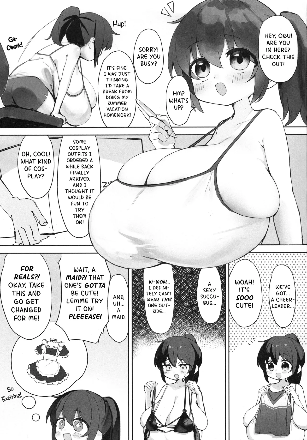 Oggu-chan to Cosplay Ecchi suru Hon Maid Hen Chapter 1 - page 2
