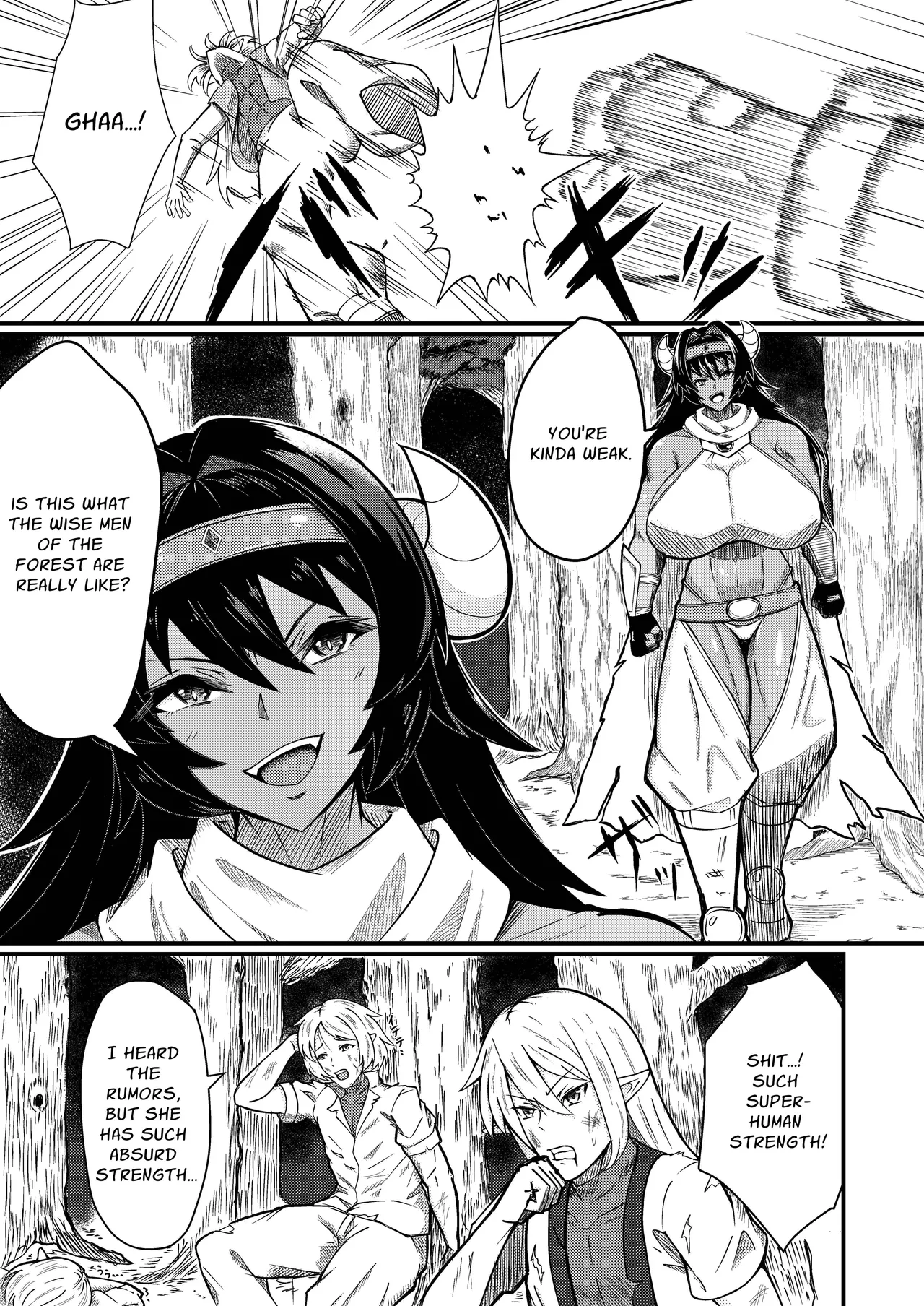 Warrioress Velna and the Elf Chapter 1 - page 2