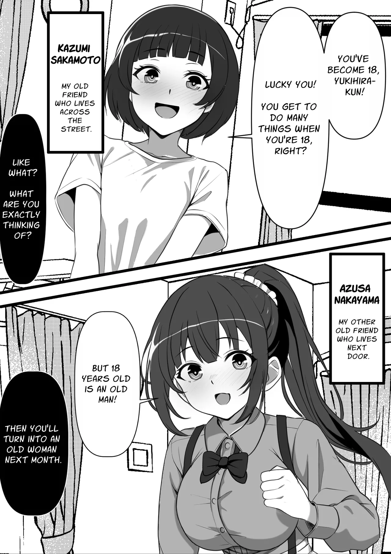 Mura ni Ikken-dake no Fuuzokuden ni Ittara Osananajimi no Hahaoyashika Inakatta no Daga Chapter 1 - page 4
