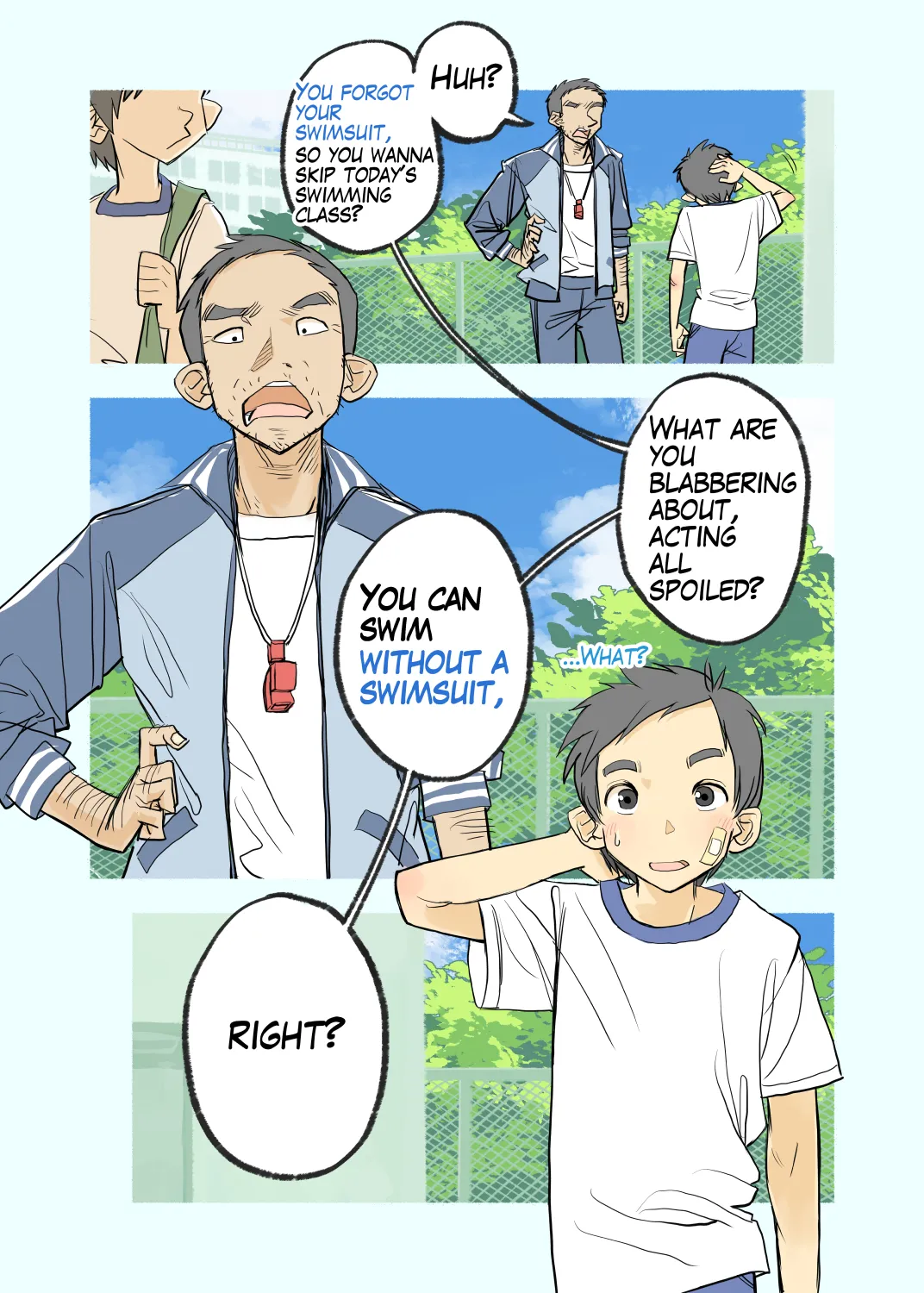 006 - If the boys forgot their swimsuits Chapter 1 - page 1
