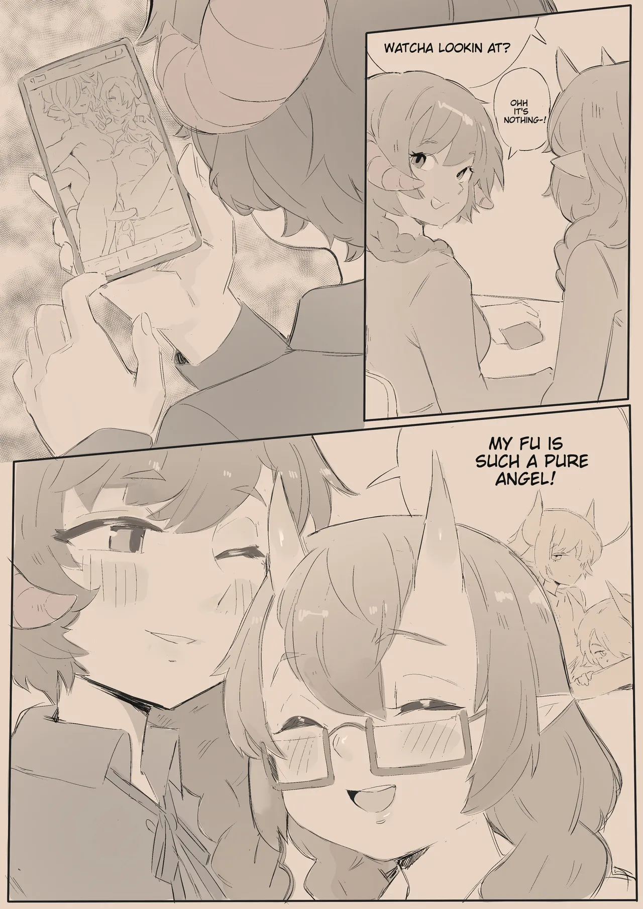 Perverted futanari secretly pushed her virgin girlfriend into 'compensated dating' and got her addicted to it! Chapter 1 - page 15