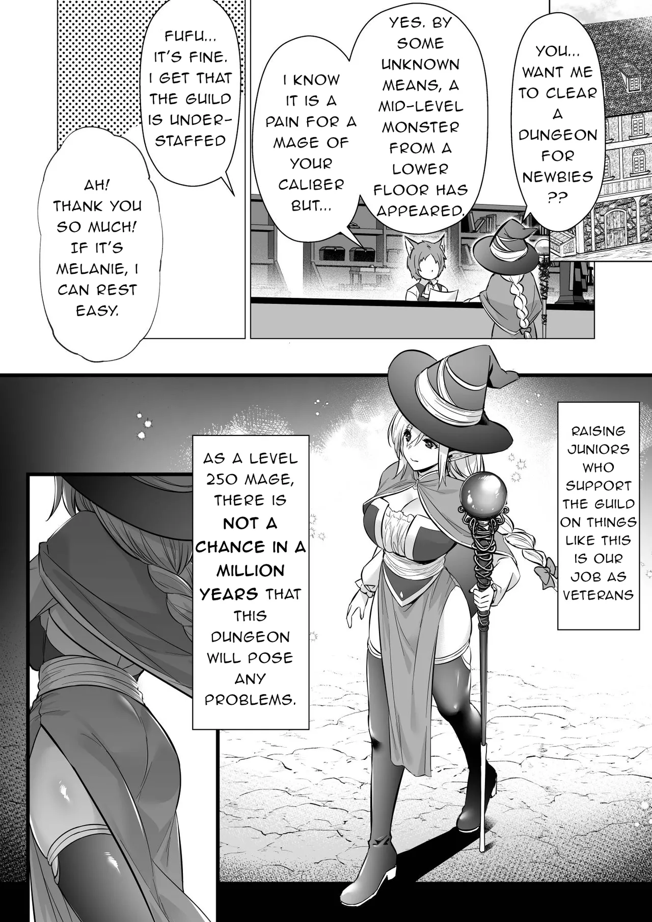 A Level 250 Mage Falls Into a Sensory Deprivation Pit and Loses Her Humanity to Level Drain Chapter 1 - page 3