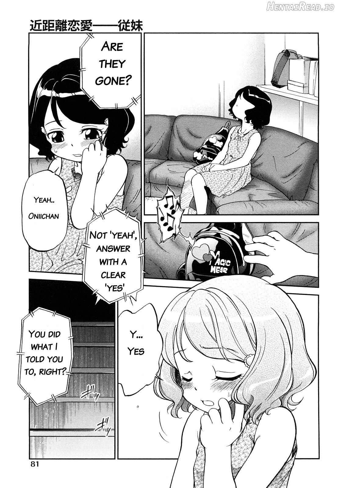 Forbidden close distance relationships Chapter 1 - page 84