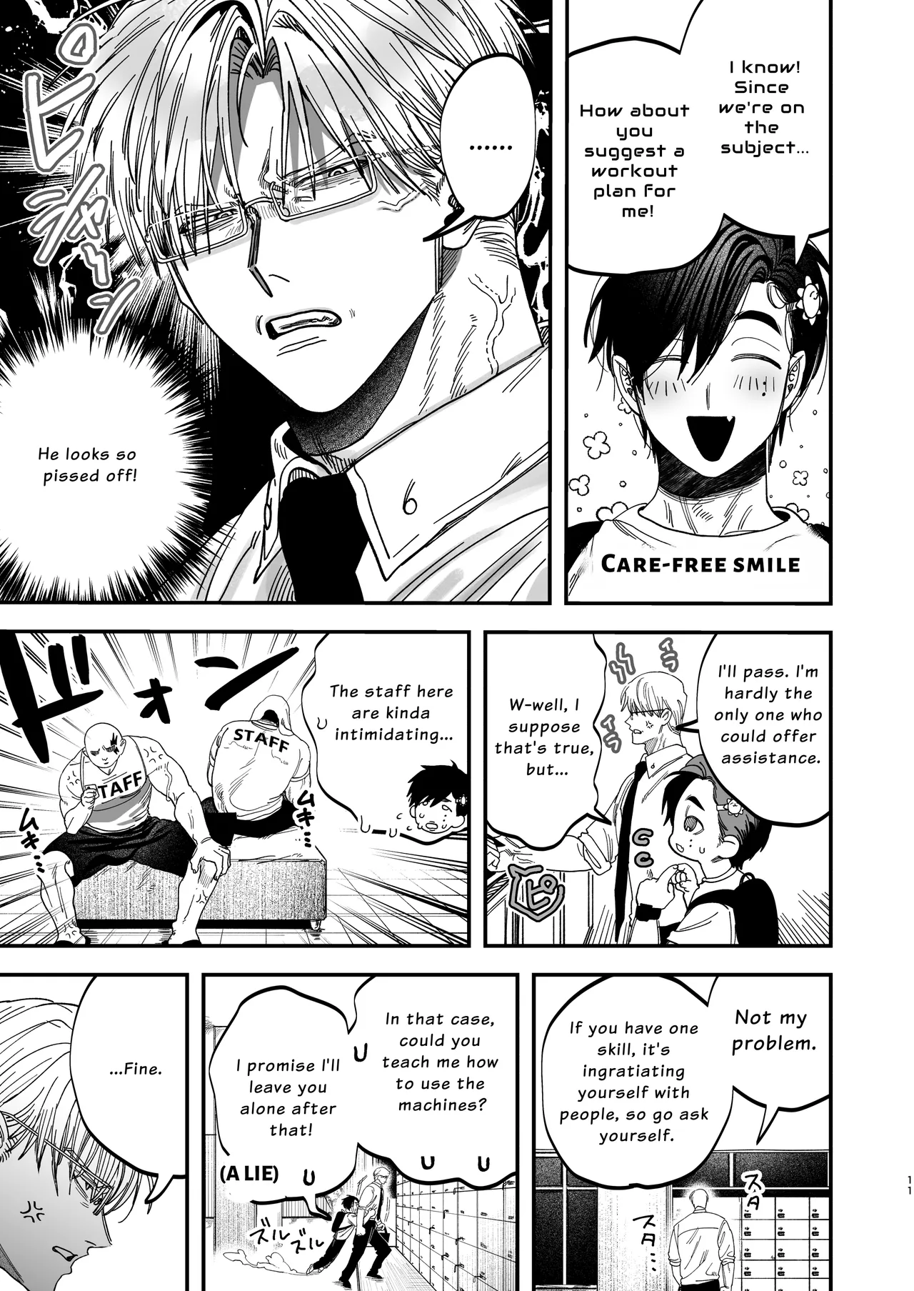 The Beefy Stoic Surgeon is Obsessed with His Younger Golden-Retriever Nurse's Cock! Chapter 1 - page 12