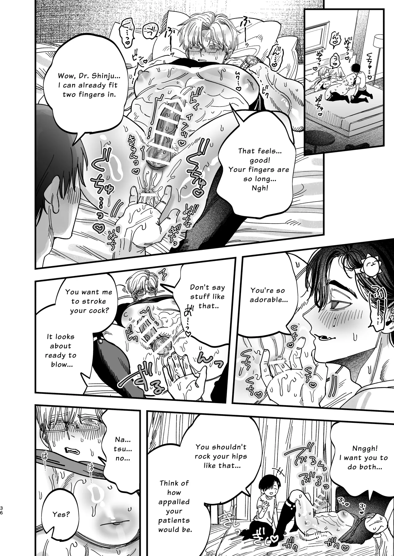 The Beefy Stoic Surgeon is Obsessed with His Younger Golden-Retriever Nurse's Cock! Chapter 1 - page 37