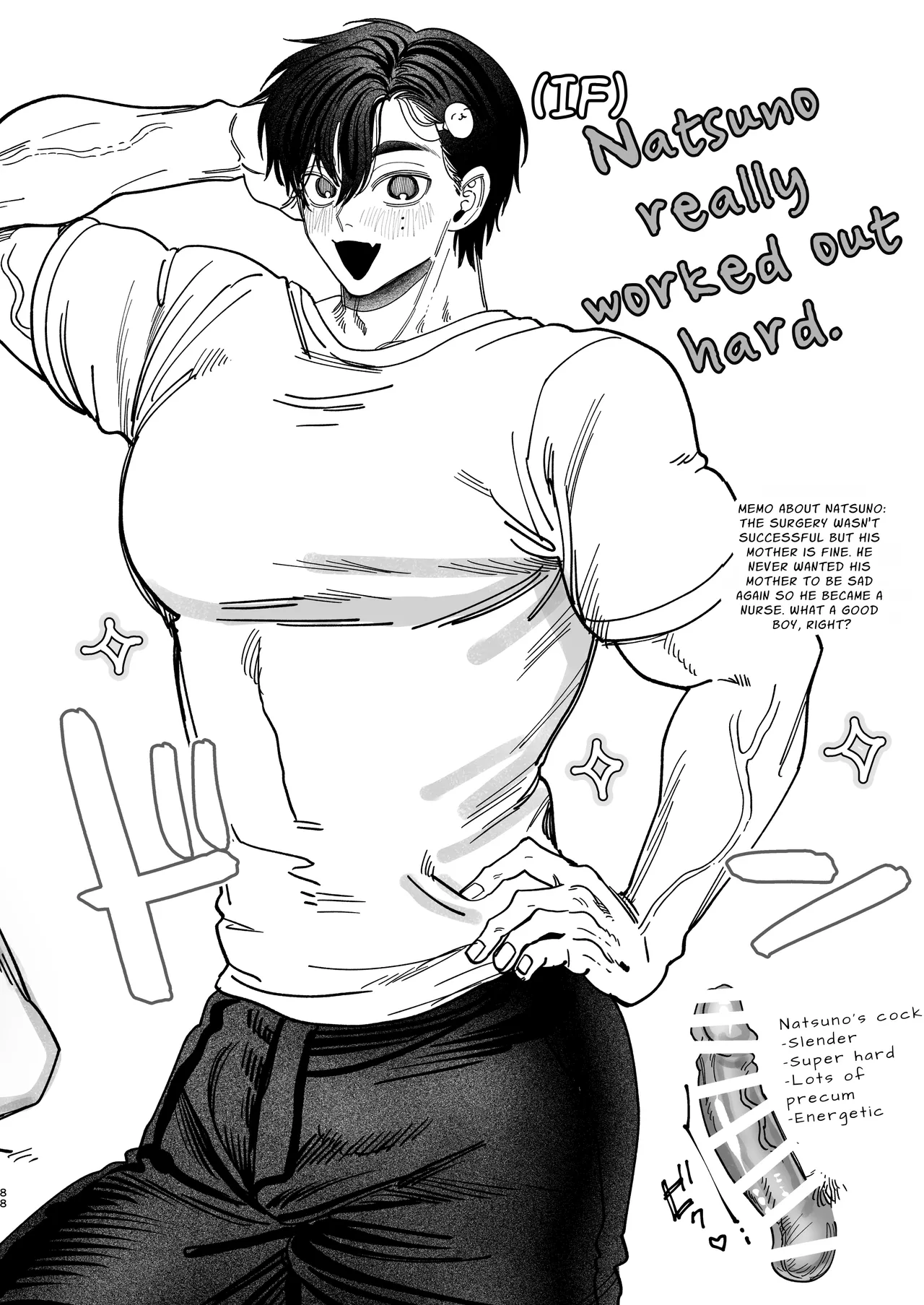 The Beefy Stoic Surgeon is Obsessed with His Younger Golden-Retriever Nurse's Cock! Chapter 1 - page 86